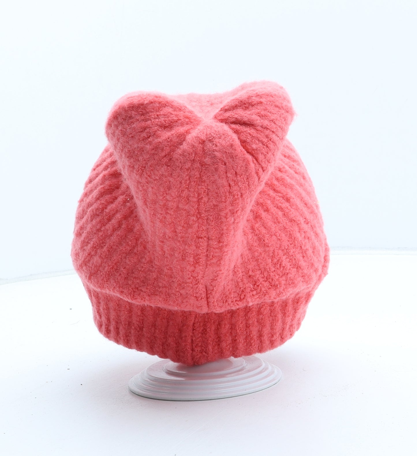 Matalan Womens Pink Acrylic Beanie One Size