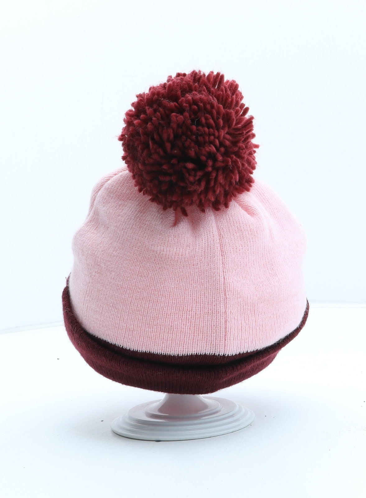 George Girls Pink Acrylic Bobble Hat One Size - Harry Potter