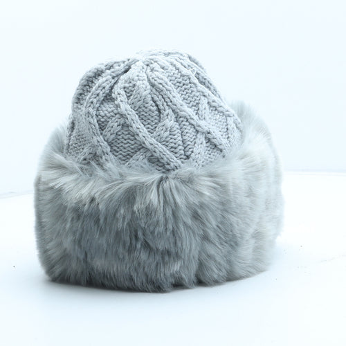 Damart Womens Grey Acrylic Cloche One Size