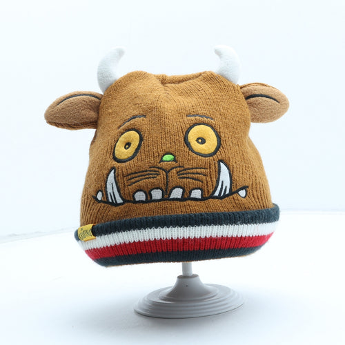 TU Boys Brown Acrylic Beanie One Size - The Gruffalo UK Size 3-5 Years