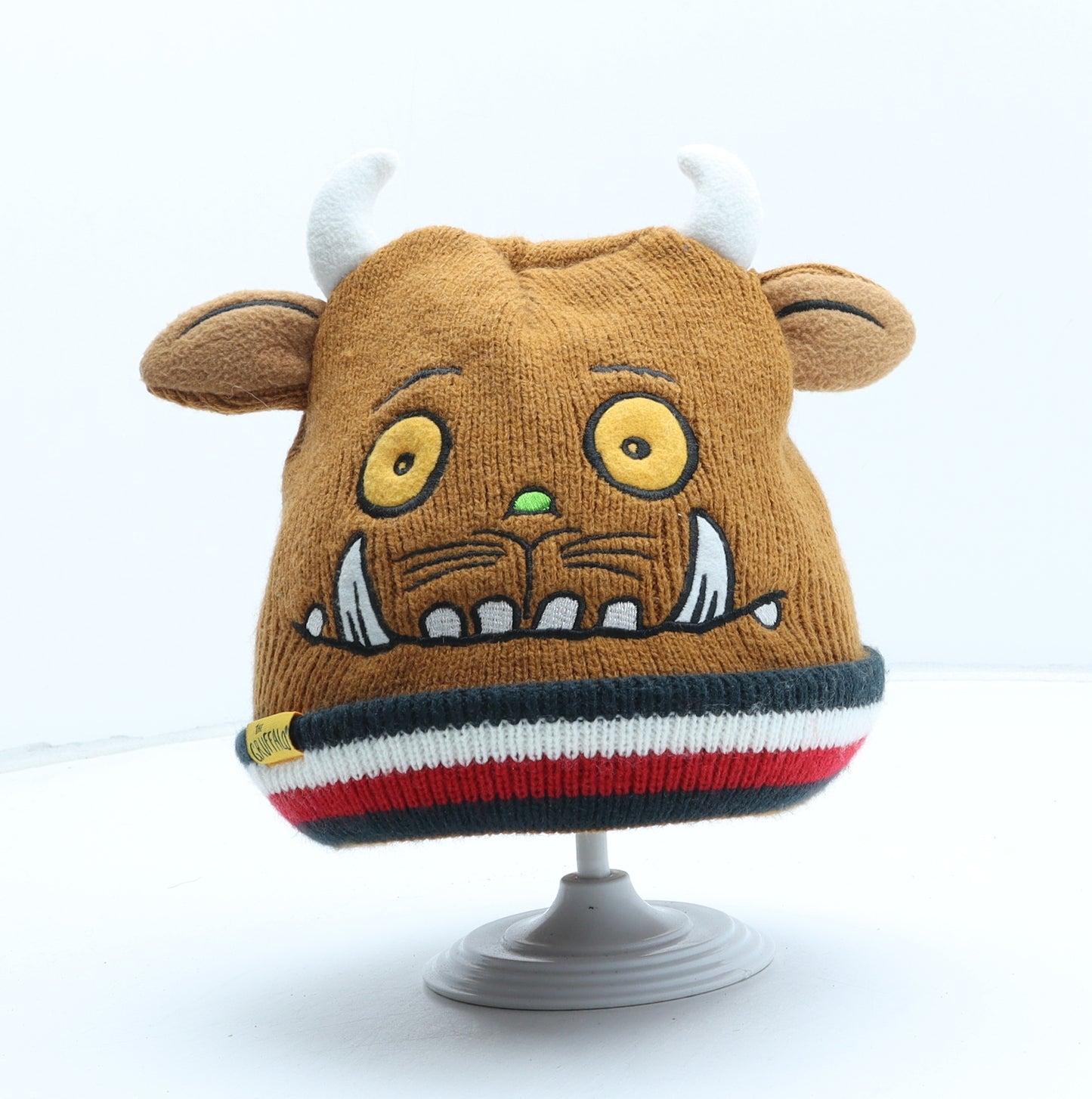 TU Boys Brown Acrylic Beanie One Size - The Gruffalo UK Size 3-5 Years