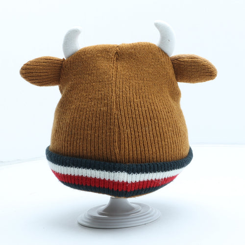 TU Boys Brown Acrylic Beanie One Size - The Gruffalo UK Size 3-5 Years
