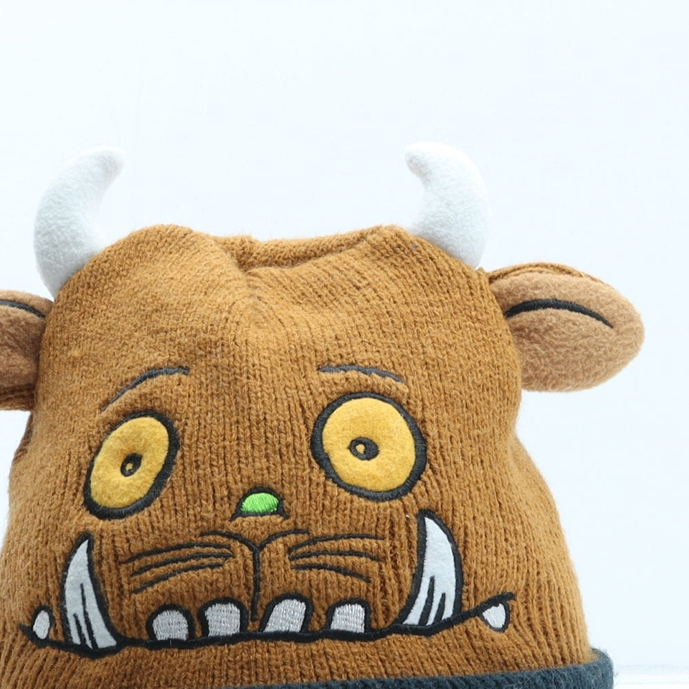 TU Boys Brown Acrylic Beanie One Size - The Gruffalo UK Size 3-5 Years