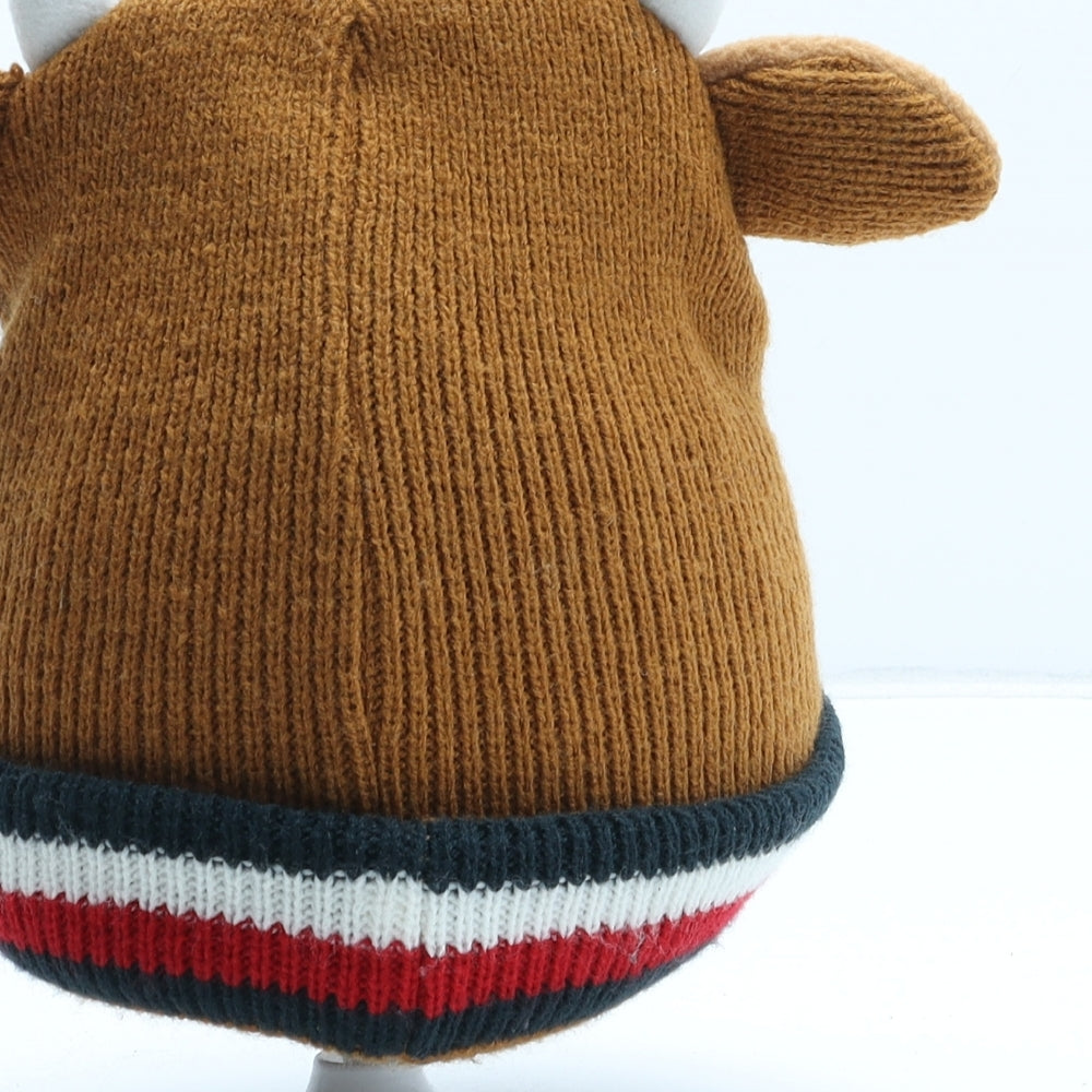 TU Boys Brown Acrylic Beanie One Size - The Gruffalo UK Size 3-5 Years