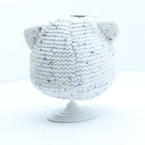 Mountain Warehouse Girls White Acrylic Beanie One Size - Cat