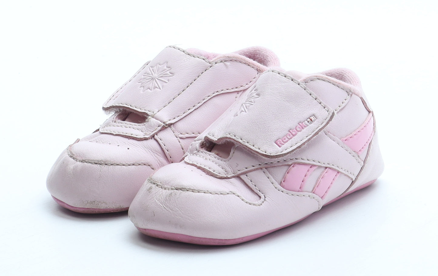 Reebok Girls Pink Polyester Sneaker Trainer UK 2.5