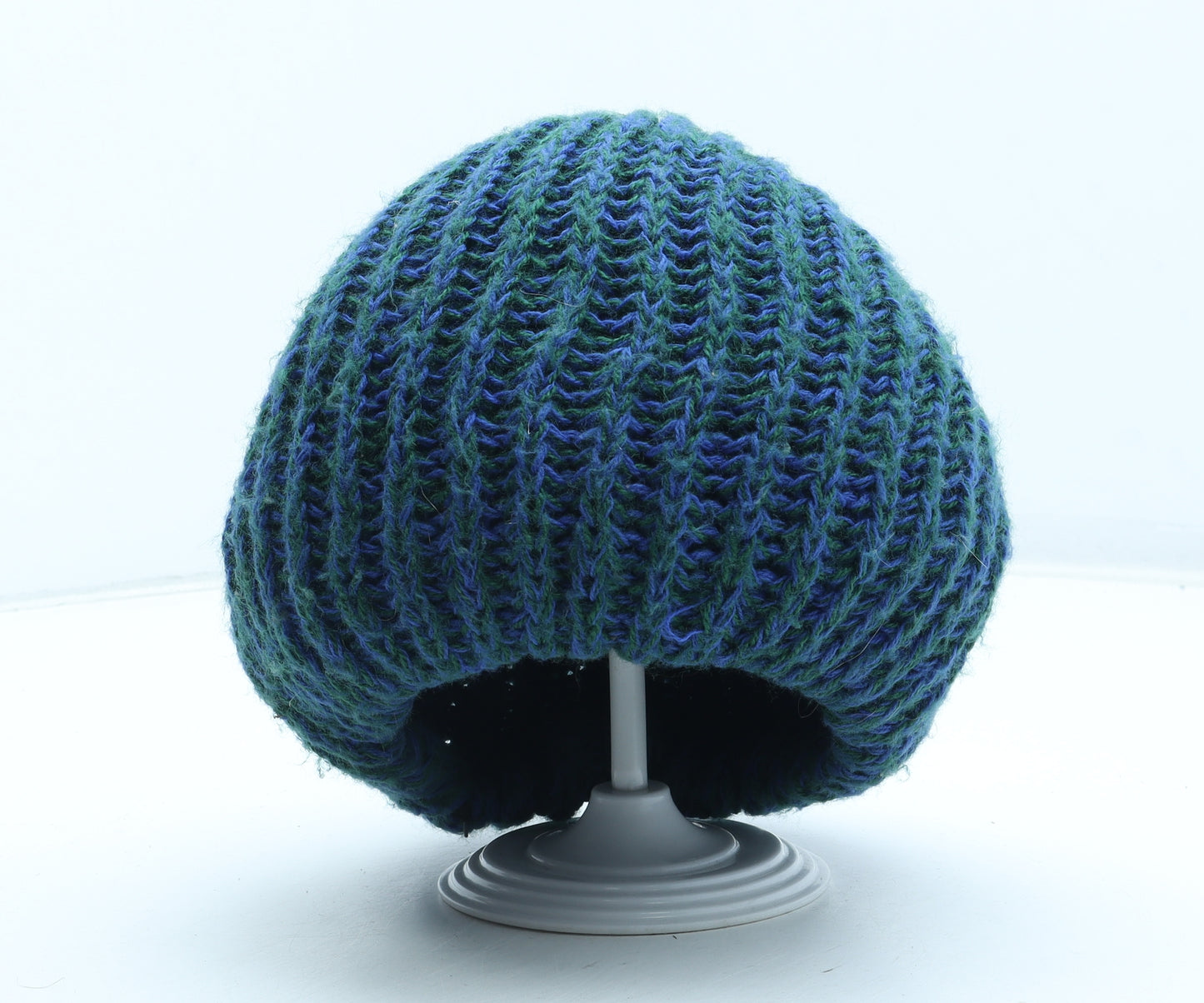 Preworn Mens Blue Acrylic Beanie One Size