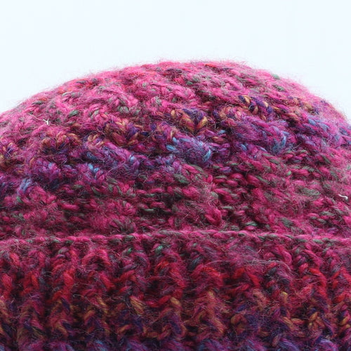 Preworn Womens Multicoloured Acrylic Beanie One Size