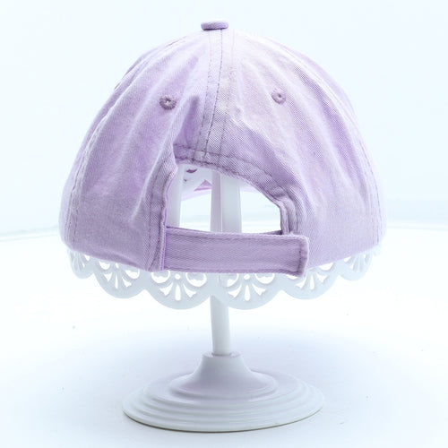 Hello Summer Girls Purple Cotton Baseball Cap Size Adjustable - Unicorn