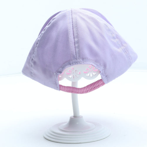 Primark Girls Purple Polyester Snapback Size S - Minnie Mouse Size 6-12 Months