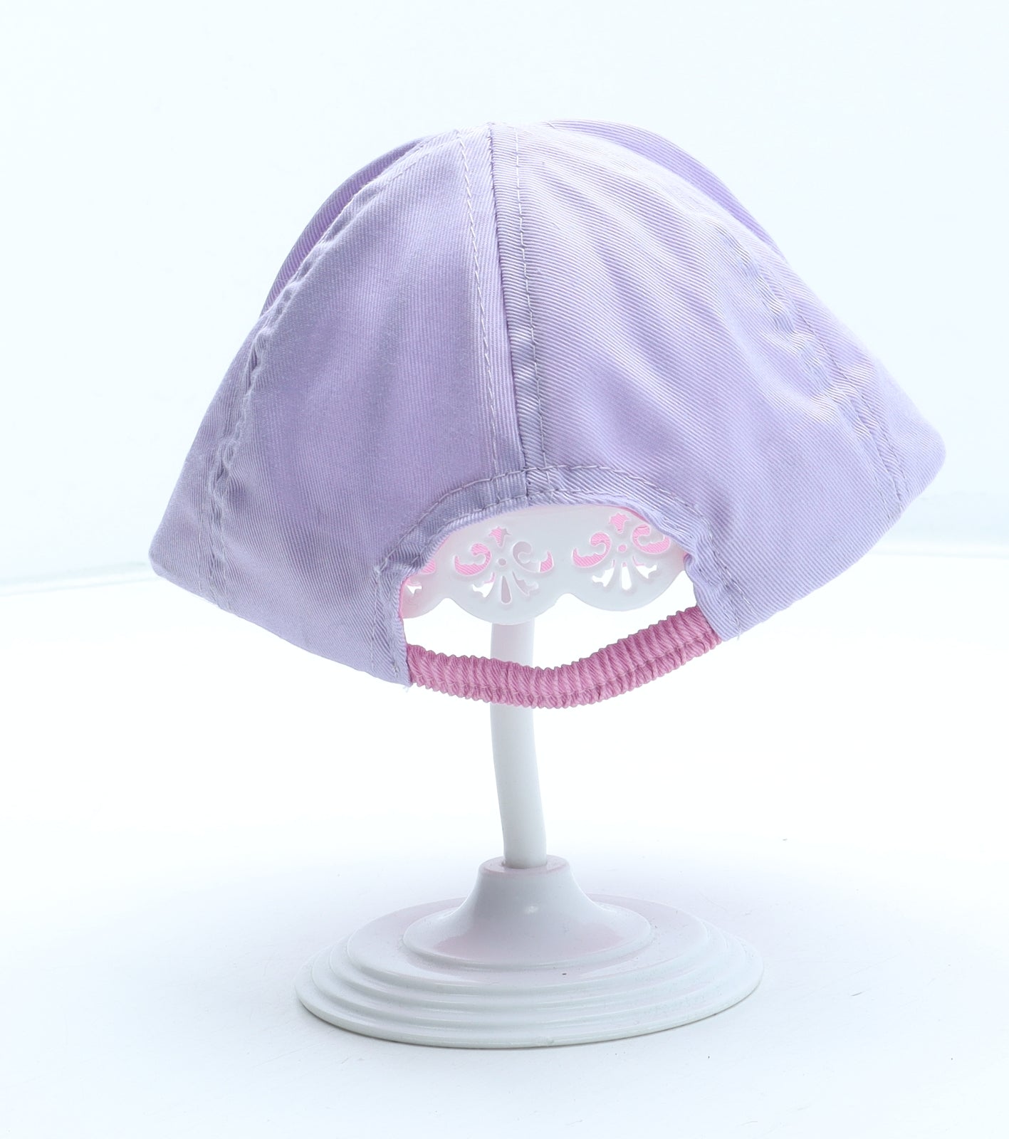 Primark Girls Purple Polyester Snapback Size S - Minnie Mouse Size 6-12 Months