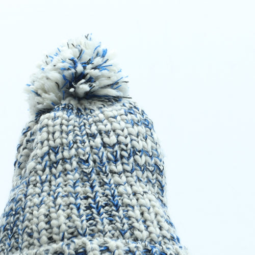 Winter Collections Womens Blue Acrylic Winter Hat One Size