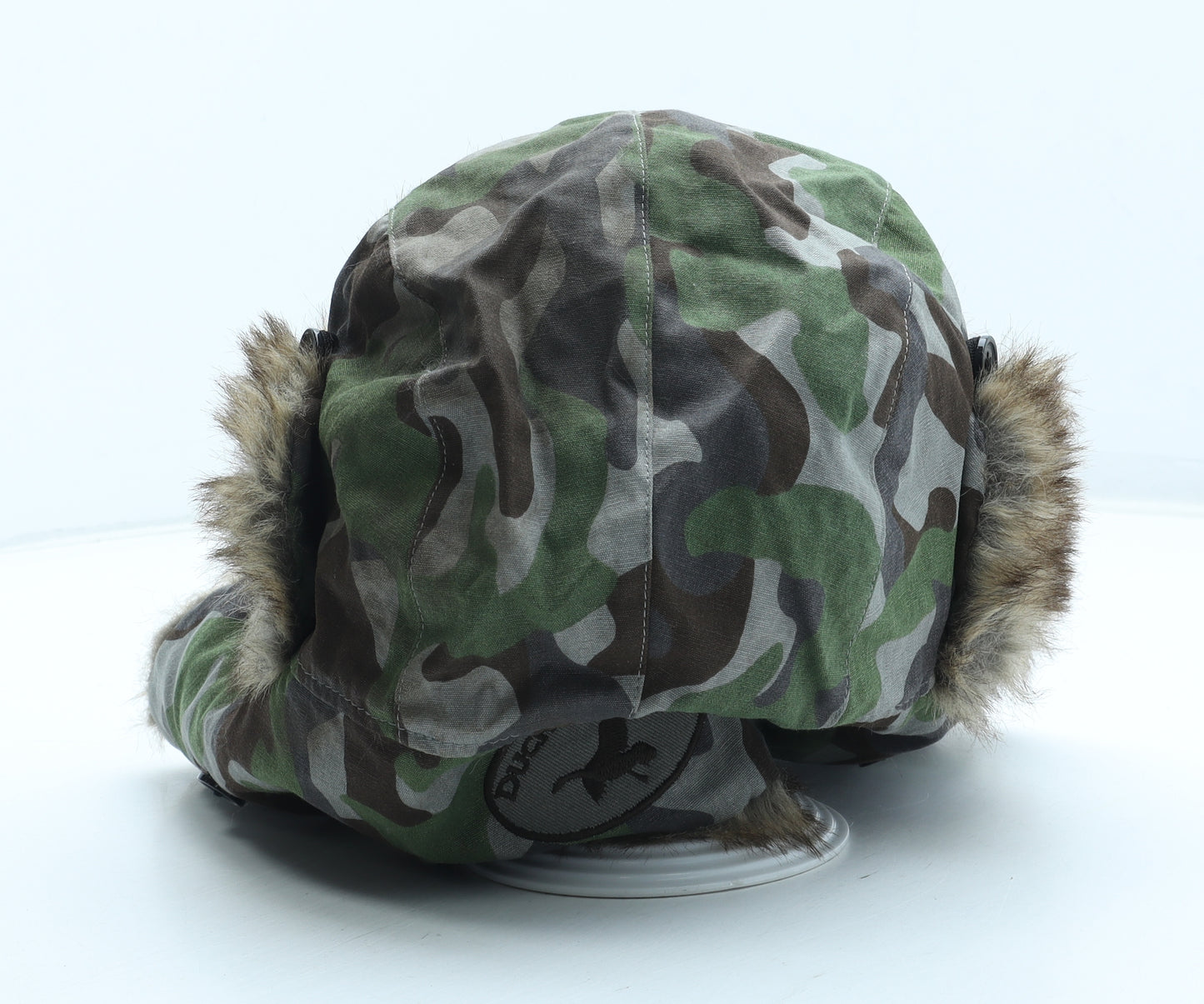 Duck Dynasty Boys Green Camouflage Acrylic Trapper Hat One Size