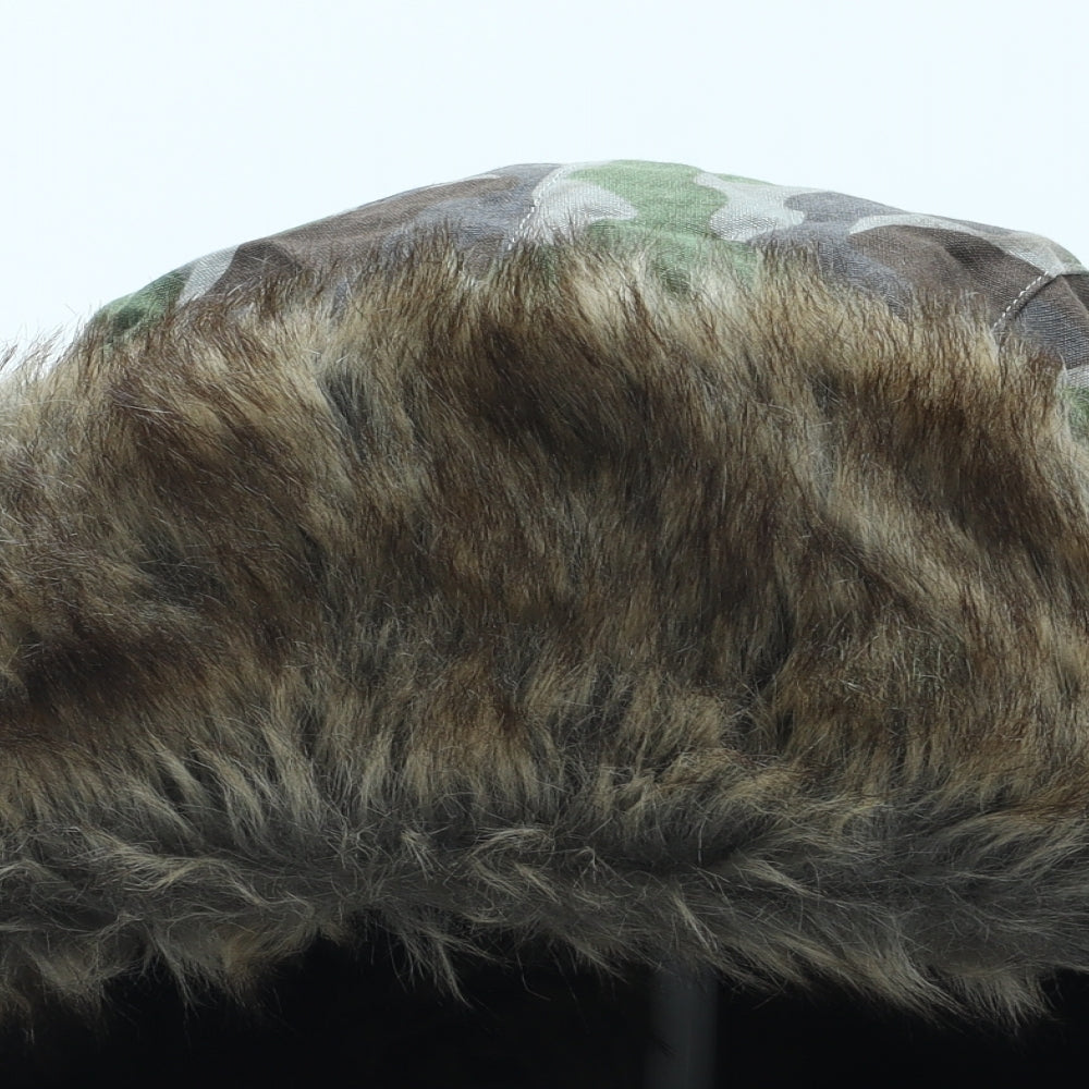 Duck Dynasty Boys Green Camouflage Acrylic Trapper Hat One Size