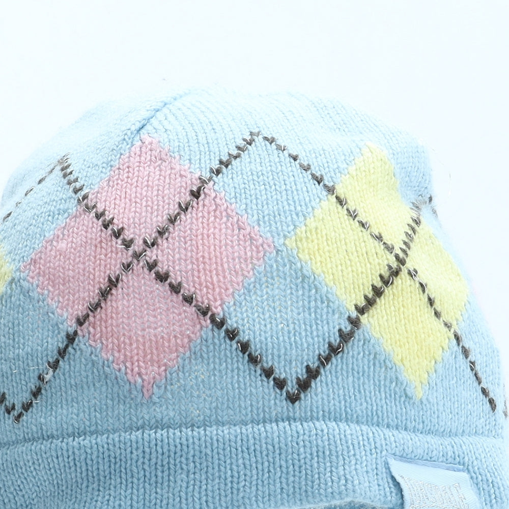 Lonsdale Womens Multicoloured Argyle/Diamond Acrylic Beanie One Size