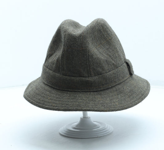 Marks and Spencer Mens Green Wool Trilby Size M