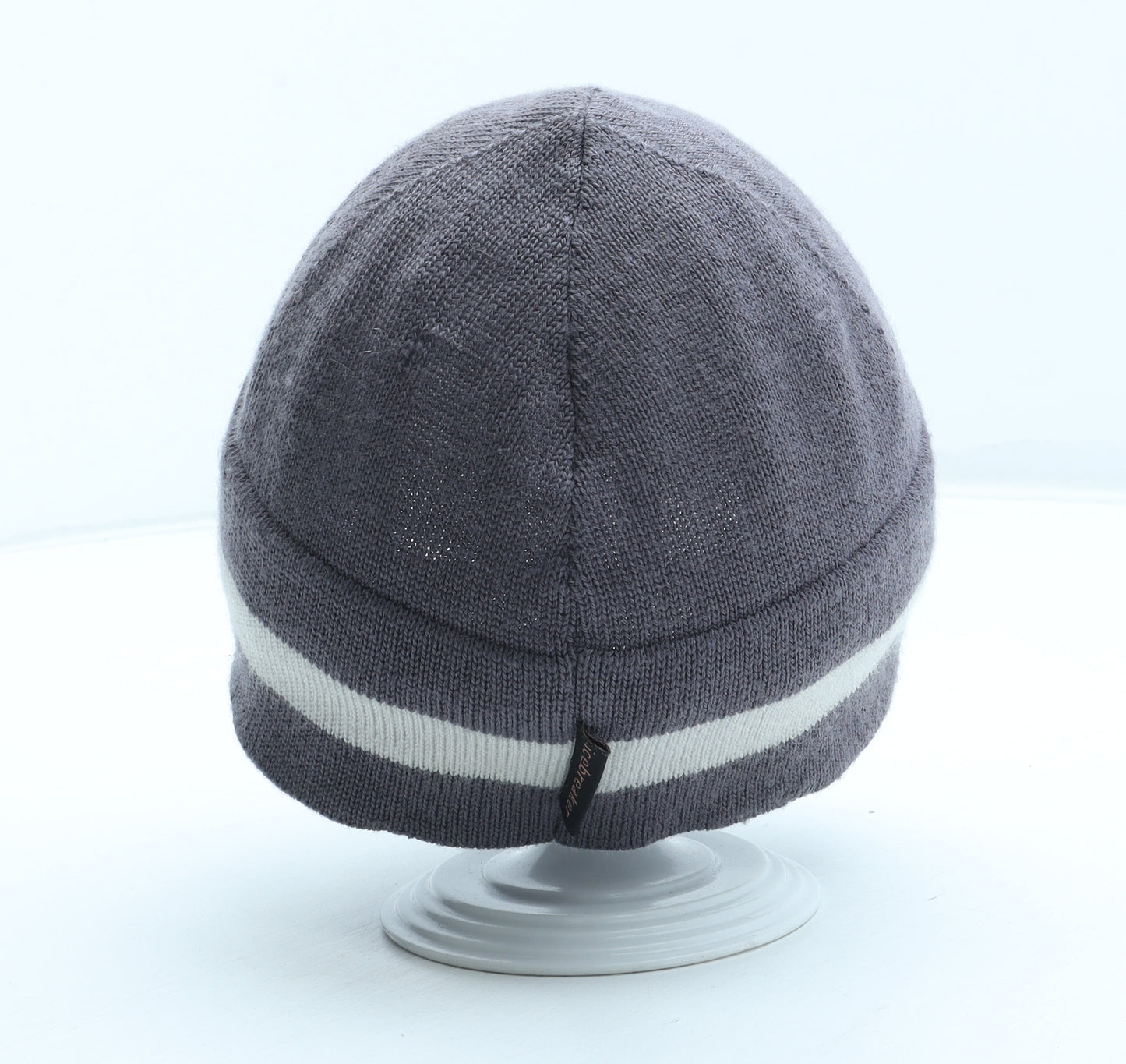 Icebreaker Girls Purple Colourblock Acrylic Beanie One Size