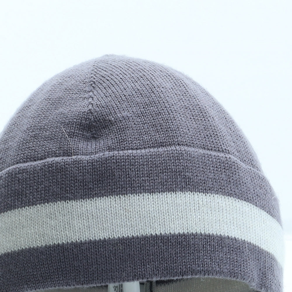 Icebreaker Girls Purple Colourblock Acrylic Beanie One Size