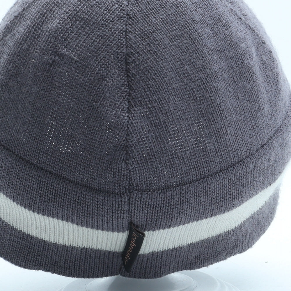 Icebreaker Girls Purple Colourblock Acrylic Beanie One Size