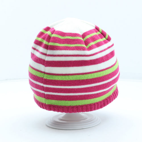 The North Face Womens Multicoloured Striped Acrylic Beanie One Size
