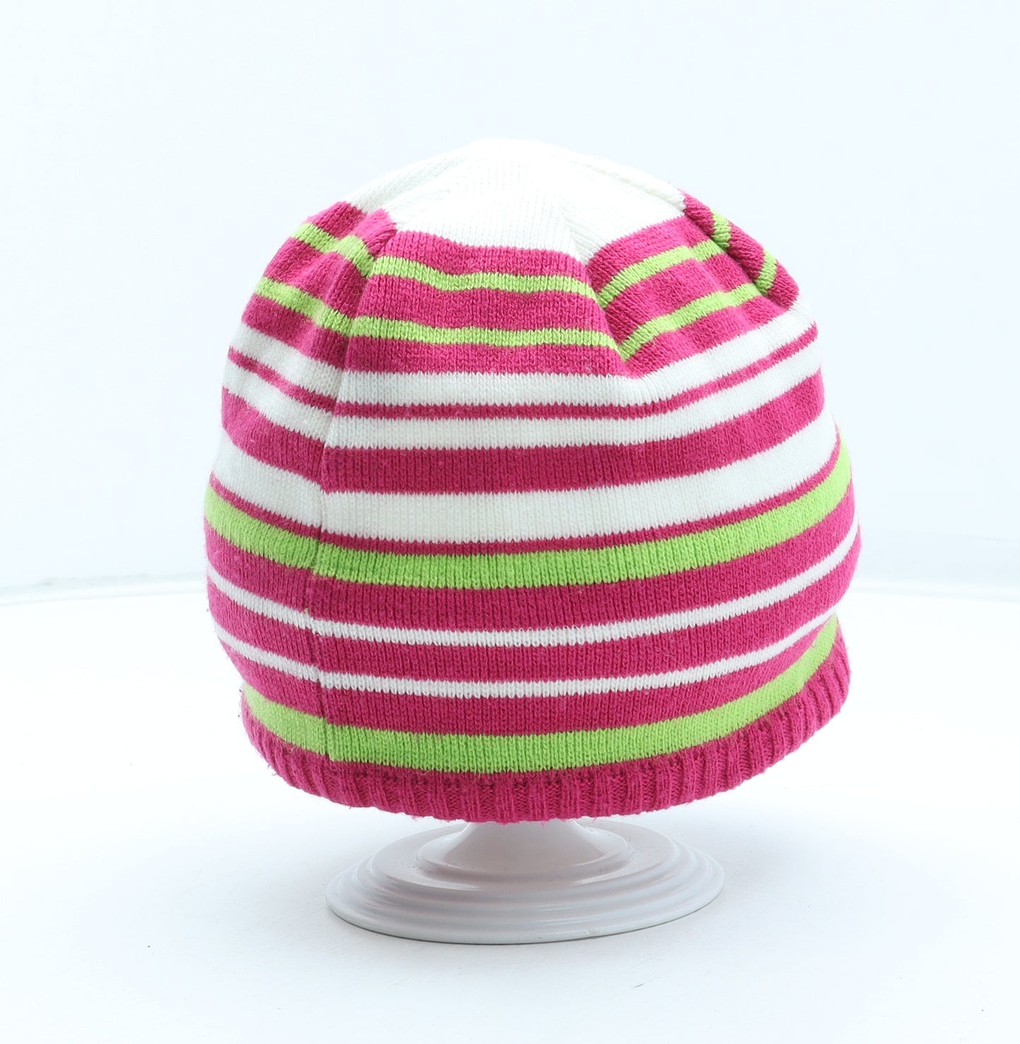 The North Face Womens Multicoloured Striped Acrylic Beanie One Size