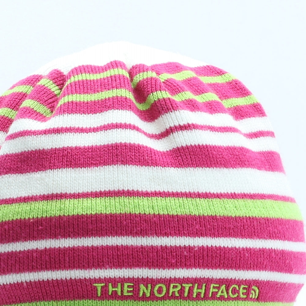 The North Face Womens Multicoloured Striped Acrylic Beanie One Size