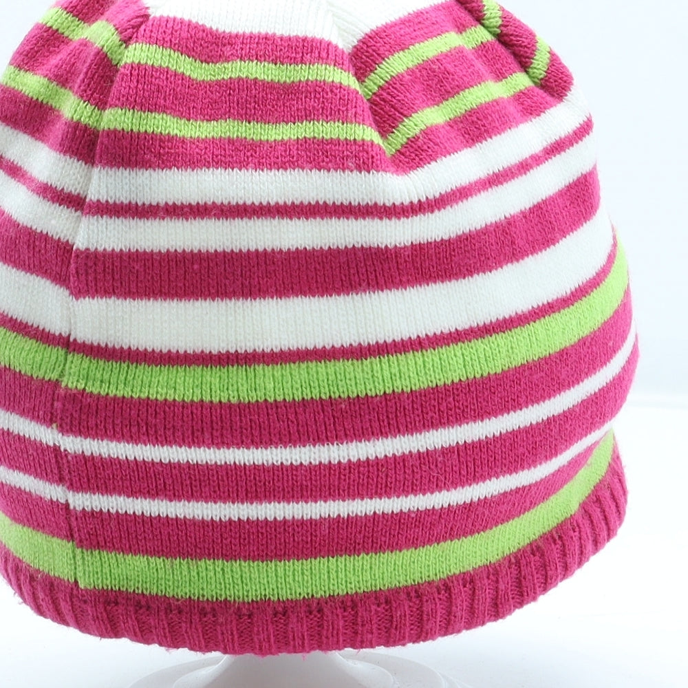 The North Face Womens Multicoloured Striped Acrylic Beanie One Size