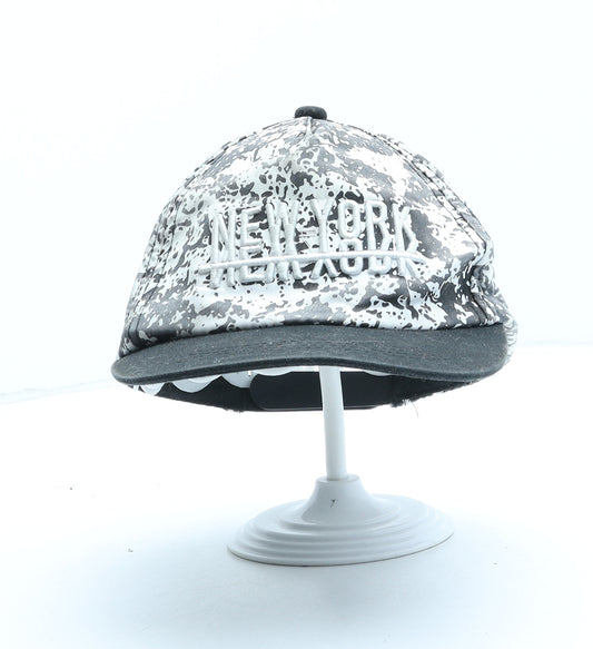Primark Boys Multicoloured Geometric Polyester Snapback One Size - New York UK Size 4-7 Years