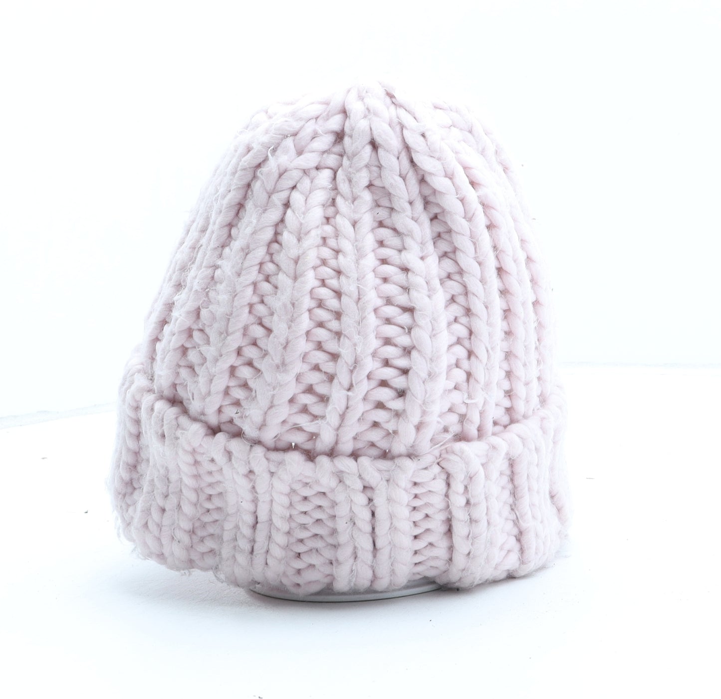 Primark Womens Pink Acrylic Winter Hat One Size