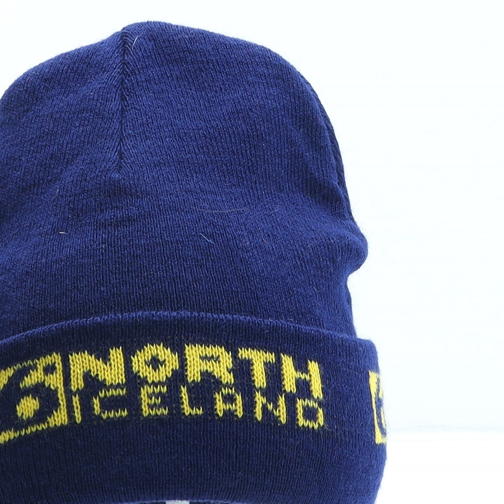 66 North Iceland Mens Blue Acrylic Beanie One Size