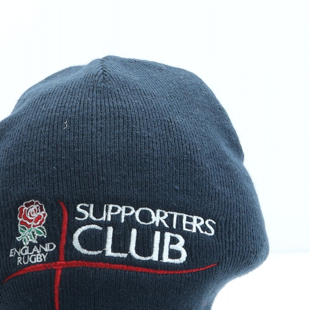 Beechfield Mens Blue Acrylic Beanie One Size - England Rugby
