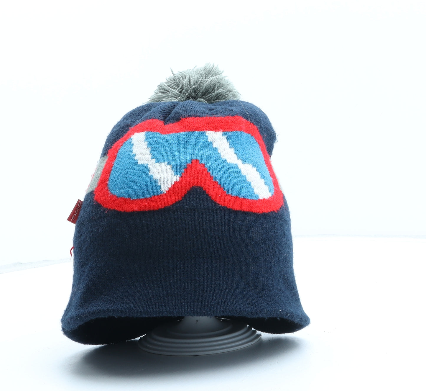 Preworn Boys Blue Acrylic Winter Hat One Size - Goggles