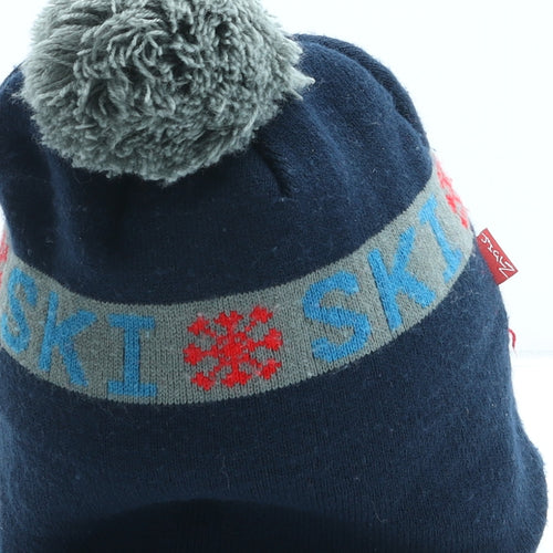 Preworn Boys Blue Acrylic Winter Hat One Size - Goggles