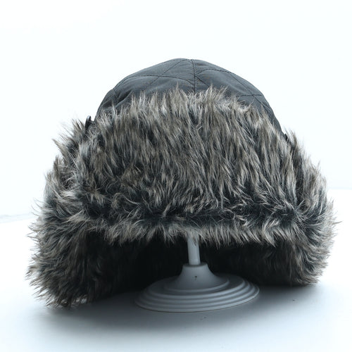 George Womens Black Nylon Winter Hat Size S