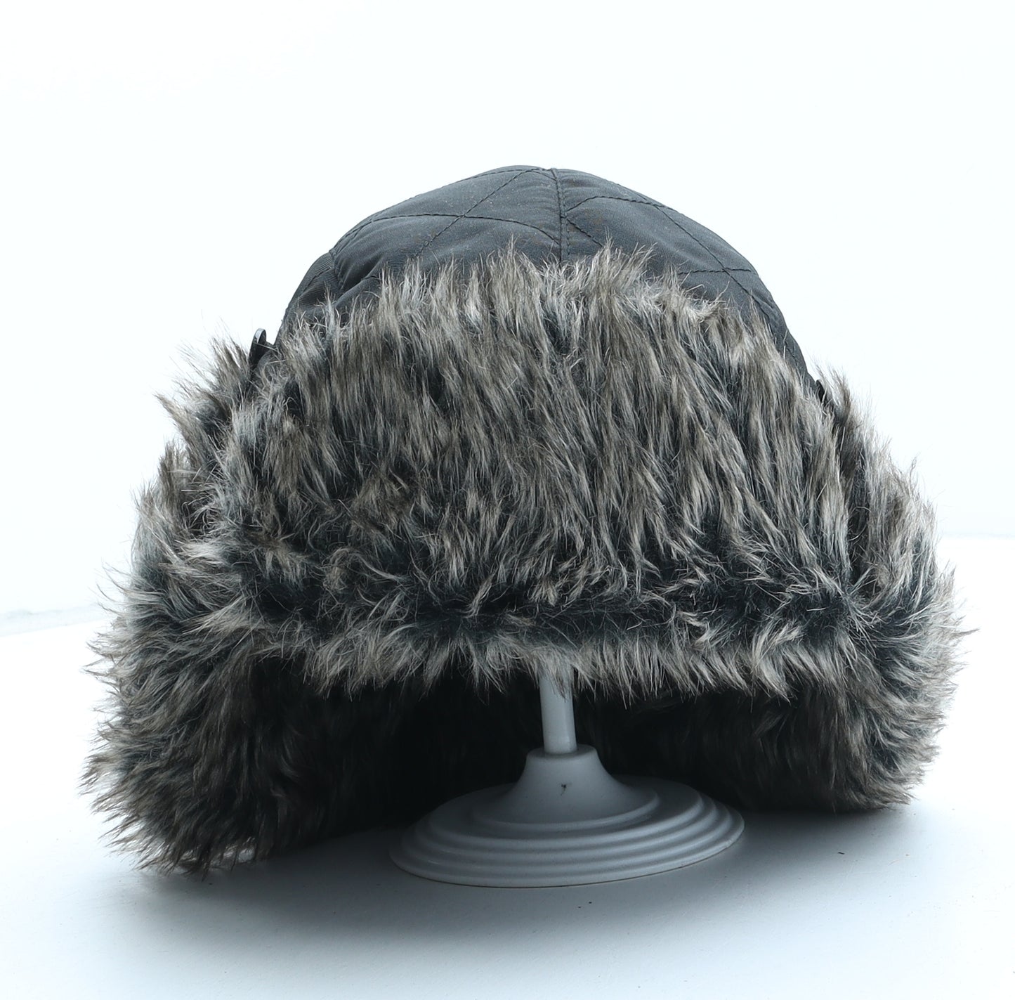 George Womens Black Nylon Winter Hat Size S