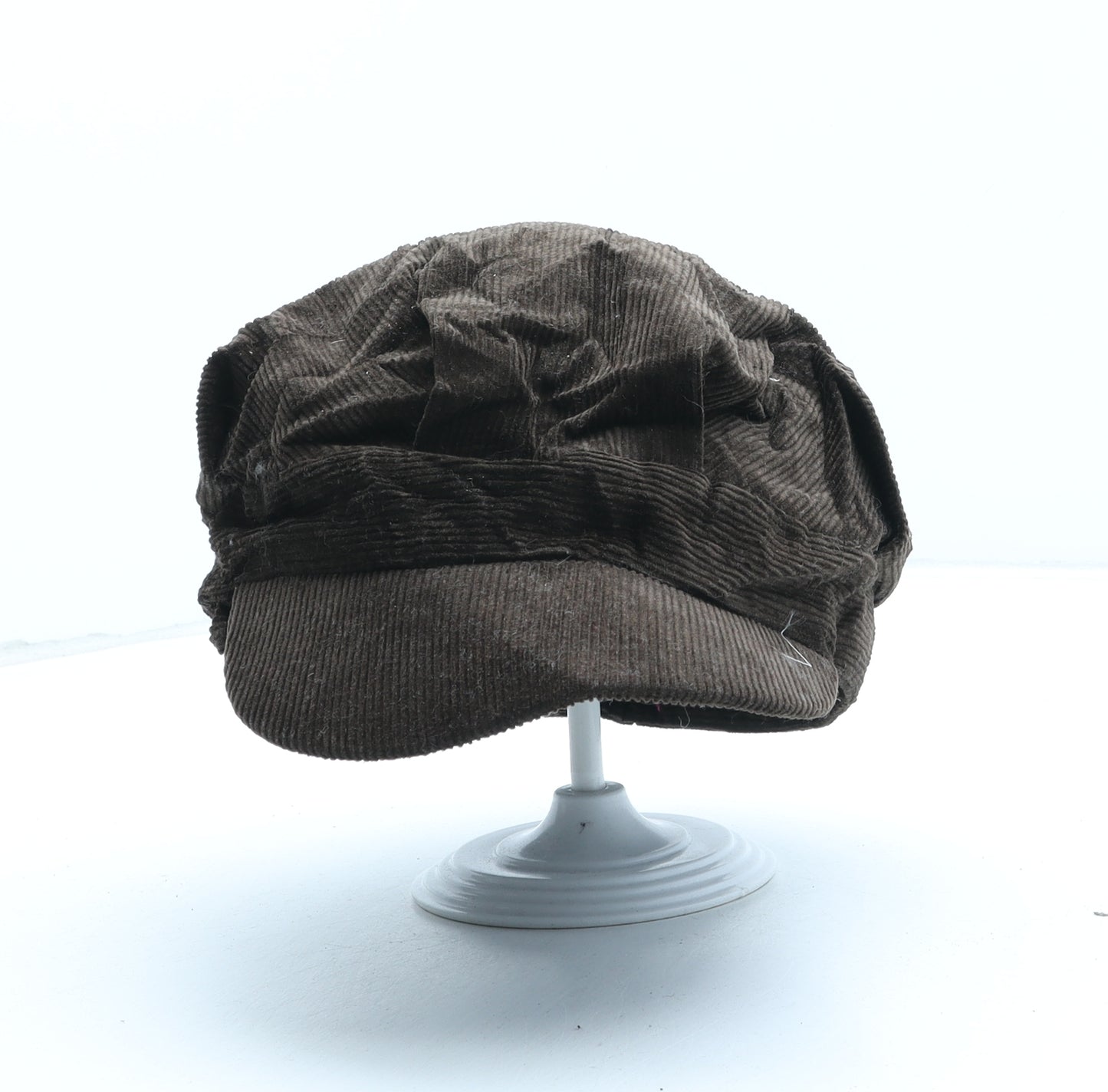 Marks and Spencer Womens Brown Cotton Flat Cap One Size