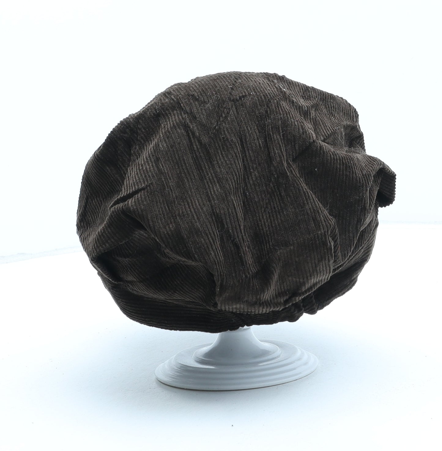 Marks and Spencer Womens Brown Cotton Flat Cap One Size