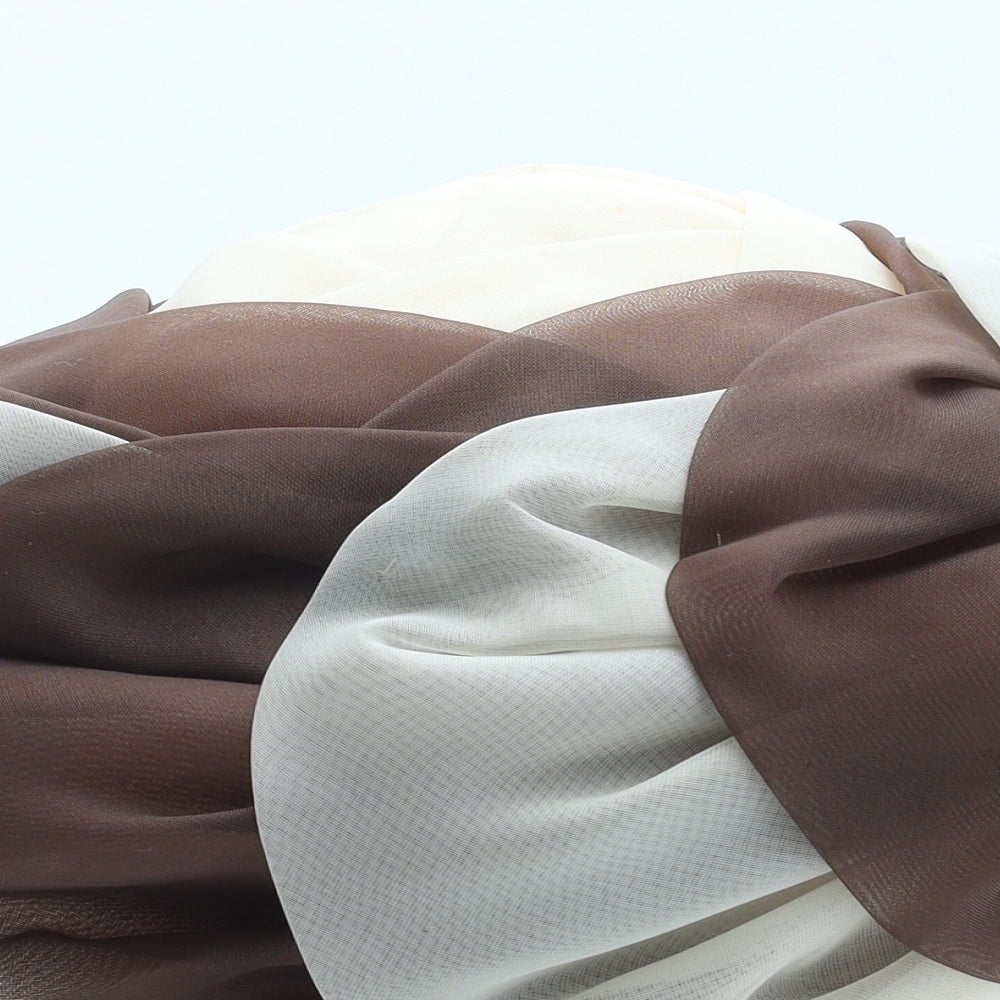 Preworn Womens Brown Geometric Nylon Headpiece/Fascinator One Size