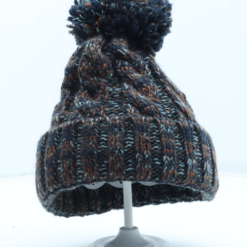 Trespass Mens Multicoloured Acrylic Beanie One Size - Pom Pom Detail