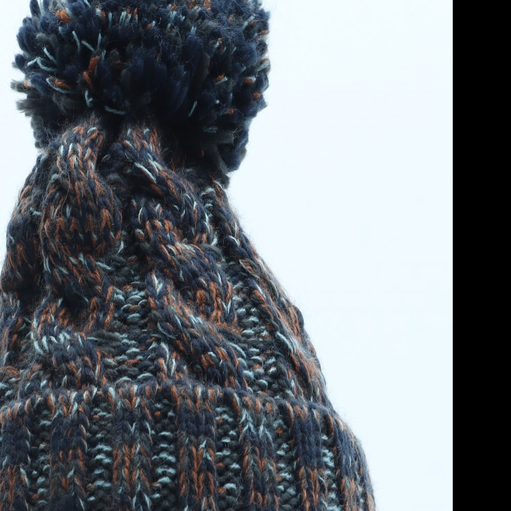 Trespass Mens Multicoloured Acrylic Beanie One Size - Pom Pom Detail