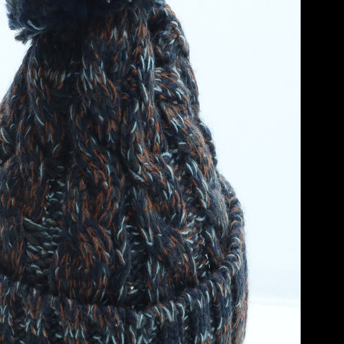 Trespass Mens Multicoloured Acrylic Beanie One Size - Pom Pom Detail