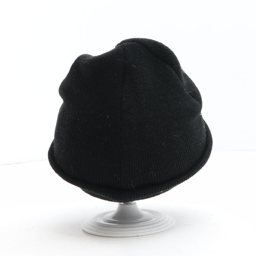 Friends Womens Black Acrylic Beanie One Size - Friends