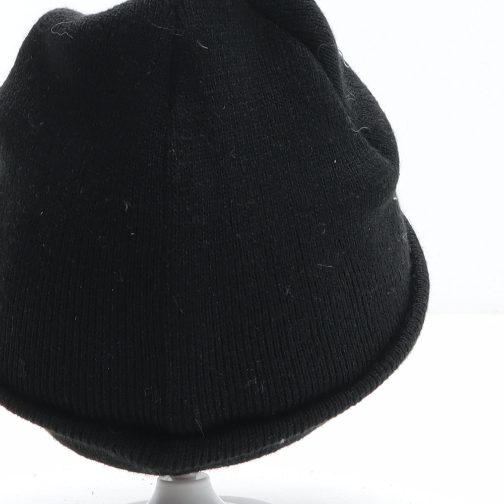Friends Womens Black Acrylic Beanie One Size - Friends