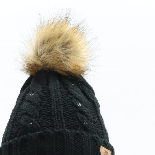 Trespass Womens Black Acrylic Winter Hat One Size
