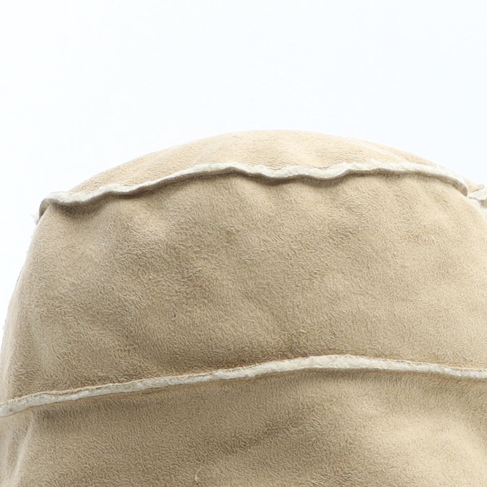 Jeff & Co Womens Beige Polyester Winter Hat One Size