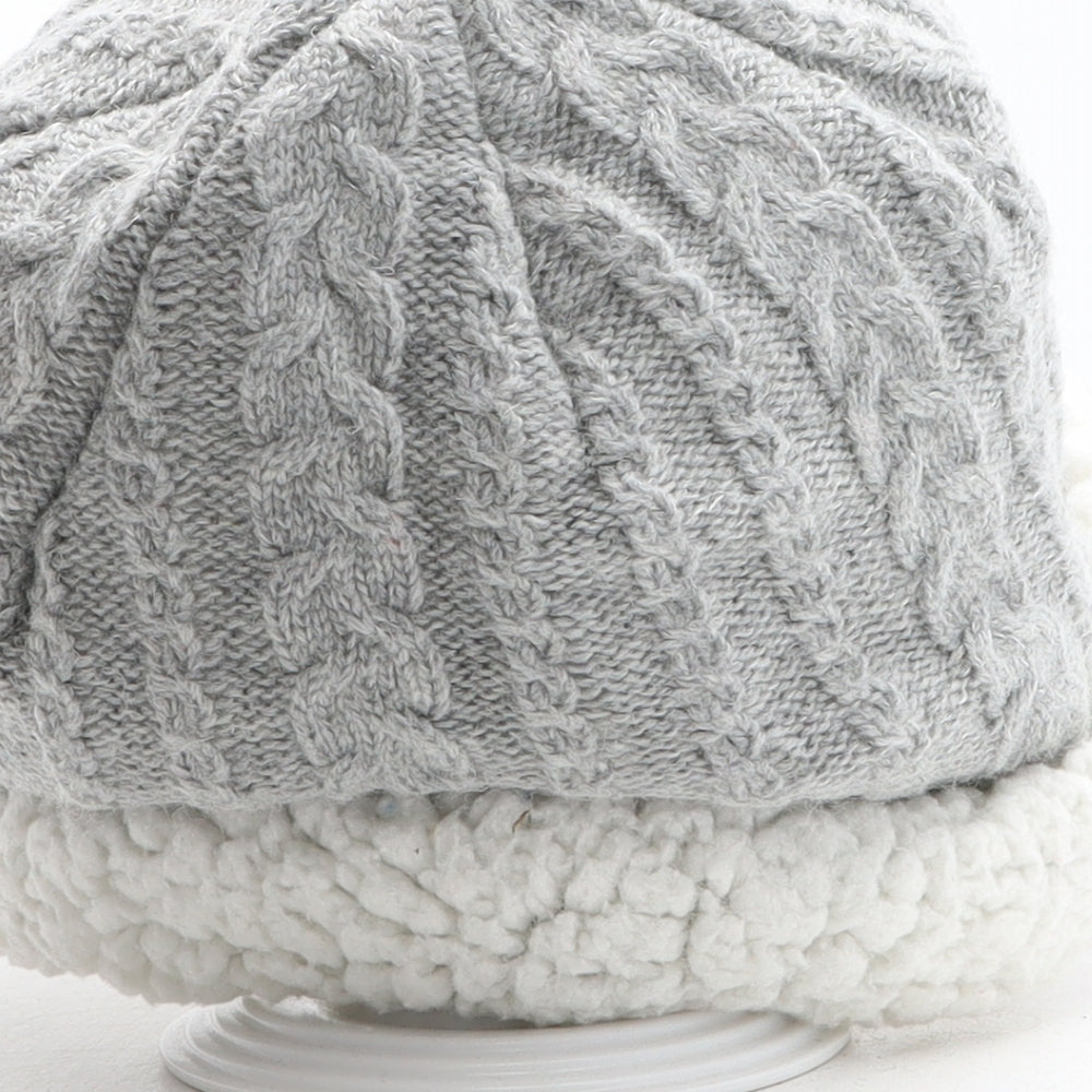 MANTARAY PRODUCTS Womens Grey Acrylic Beanie One Size