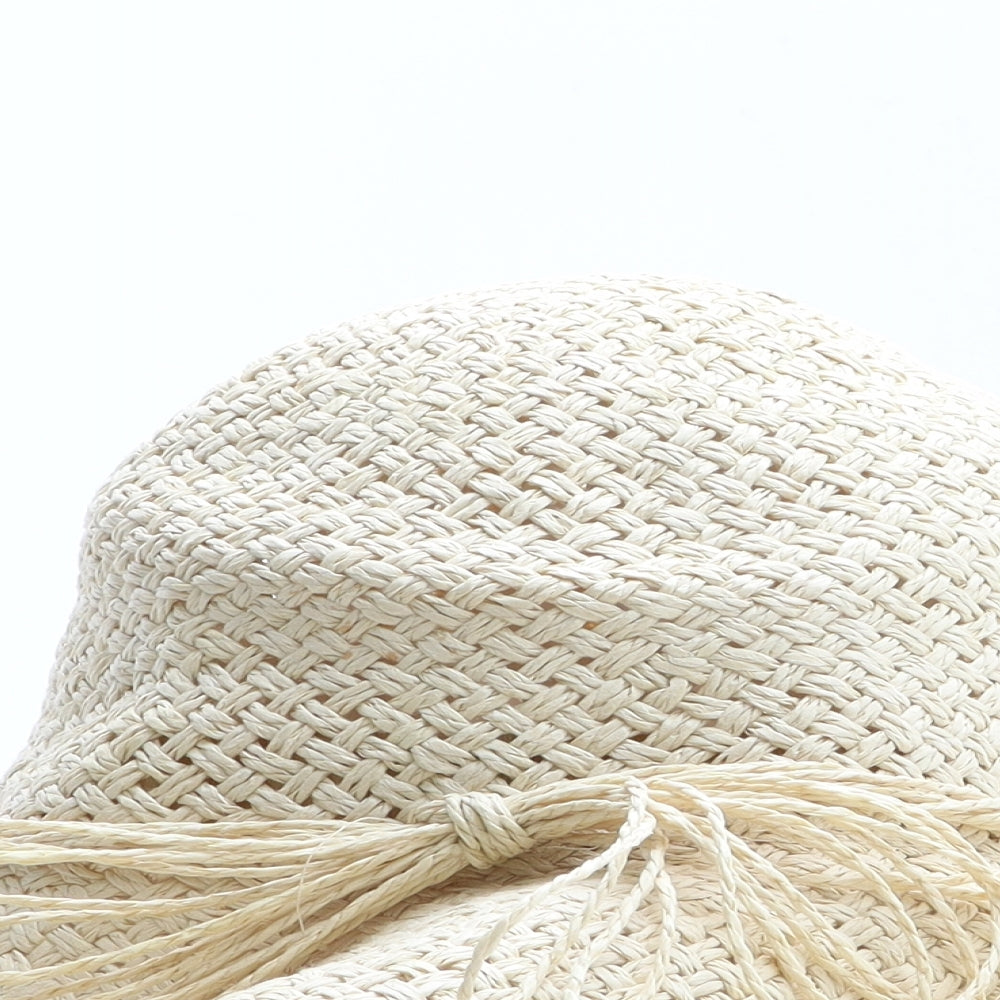TU Womens Beige Paper Sun Hat One Size