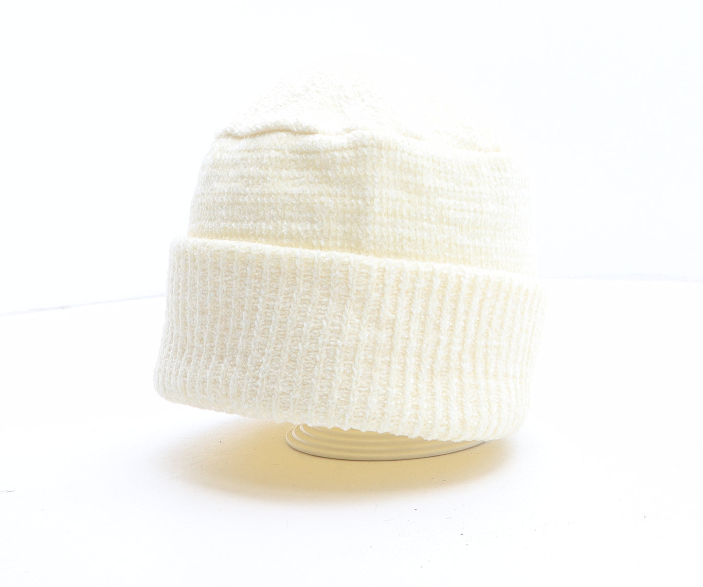 Marks and Spencer Womens Beige Acrylic Winter Hat One Size