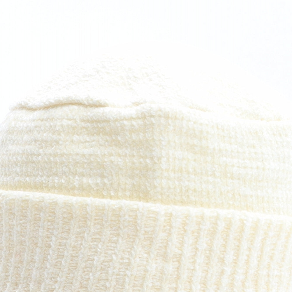 Marks and Spencer Womens Beige Acrylic Winter Hat One Size