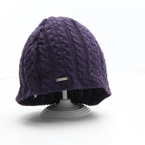 Calvin Klein Womens Purple Acrylic Winter Hat One Size